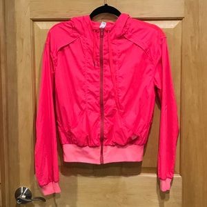 American Eagle Outfitters Pink Jacket size S hooded windbreaker